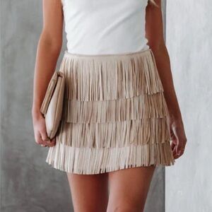 Flawless Fringe Mini Skirt - Country Chic, perfect Nashville or concert outfit.